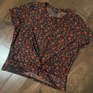 Dynamite rose crop top